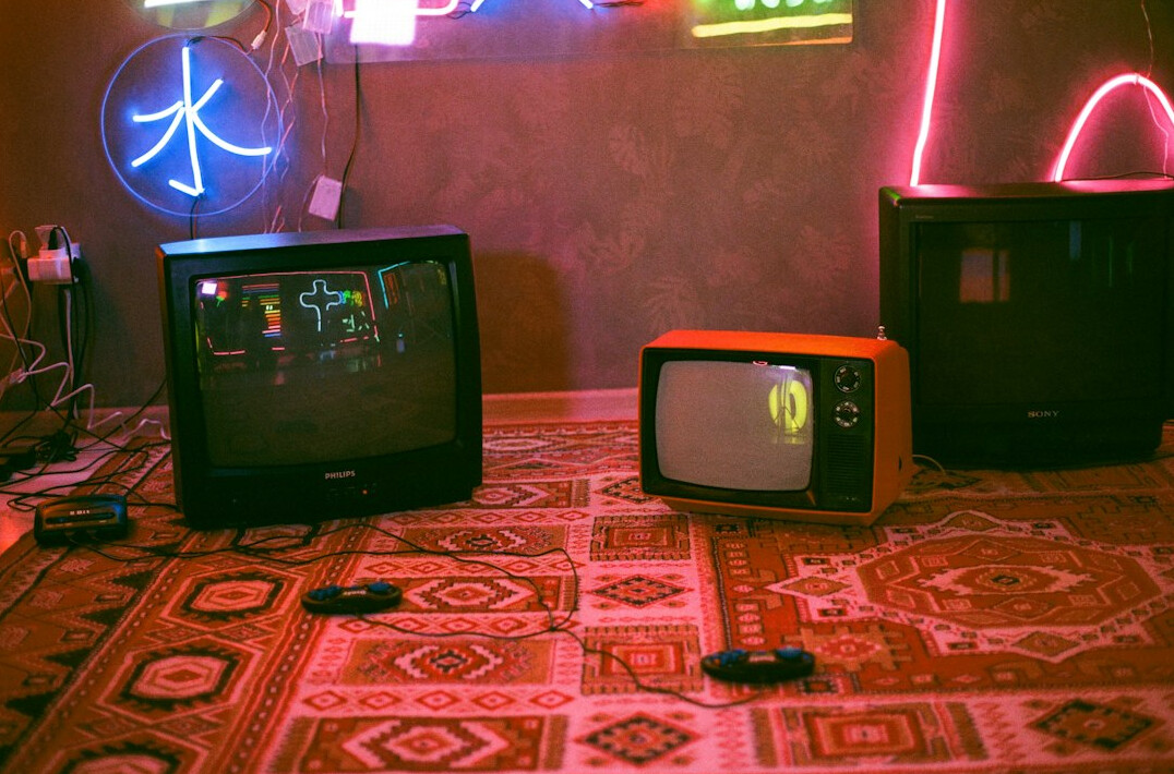 vintage television set